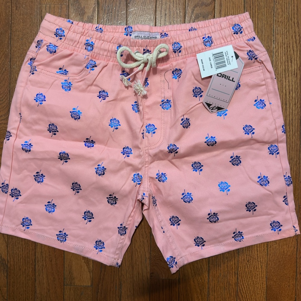 pink and blue roses print swim shorts 
New with tags
Ships same day
Large